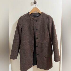 ZARA XS Brown Coat